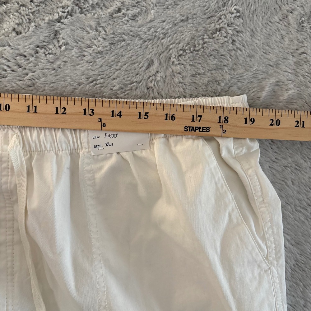 Abercrombie Fitch Women Baggy Cargo Pants High Rise XL Pull On Coastal NWT - Picture 7 of 8